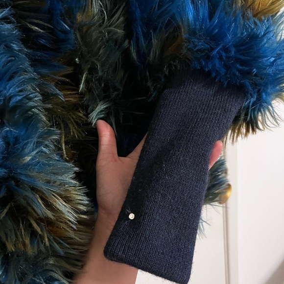 Adrienne Landau Multicolor Faux Fur Teddy Jacket - Picture 5 of 12